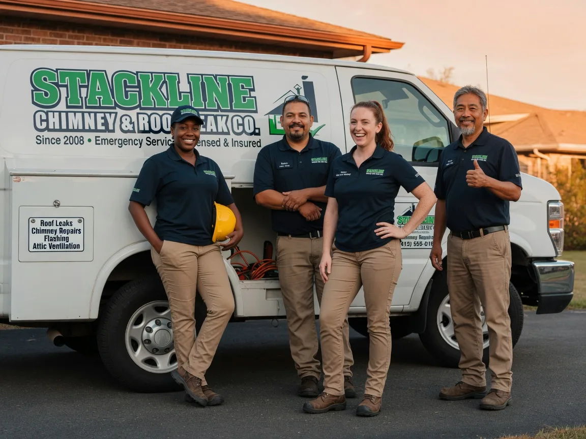 Chimney flashing repair company in Media, IL